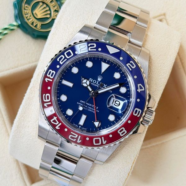 [WTS] Rolex GMT Master II Pepsi in White Gold w/ Blue Dial …