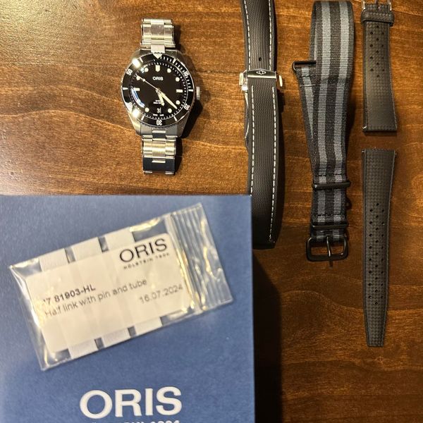 [WTS] Oris Divers Date bundle- Black 39mm 01 733 - $1,050
