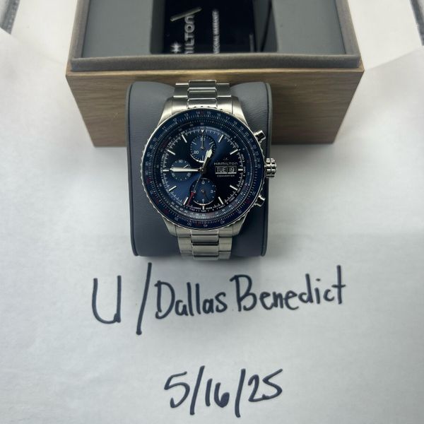 [WTS] Hamilton Khaki Aviation Chronograph Auto – Blue Dial …
