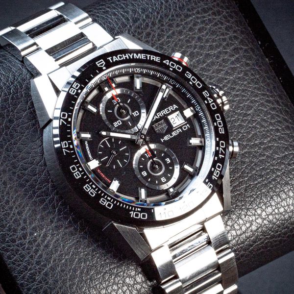 [WTS] TAG Heuer Carrera Calibre 1887 Chronograph 43mm Black…