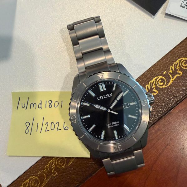 [WTS] Citizen EcoDrive Brycen Titanium -  $250 Shipped