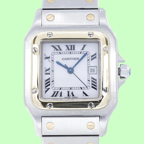 Cartier Santos 1172961 Two Tone 18K Gold Automatic 29mm Pap…