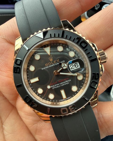 FS: Rolex Yachtmaster 116655 18k Rose Gold