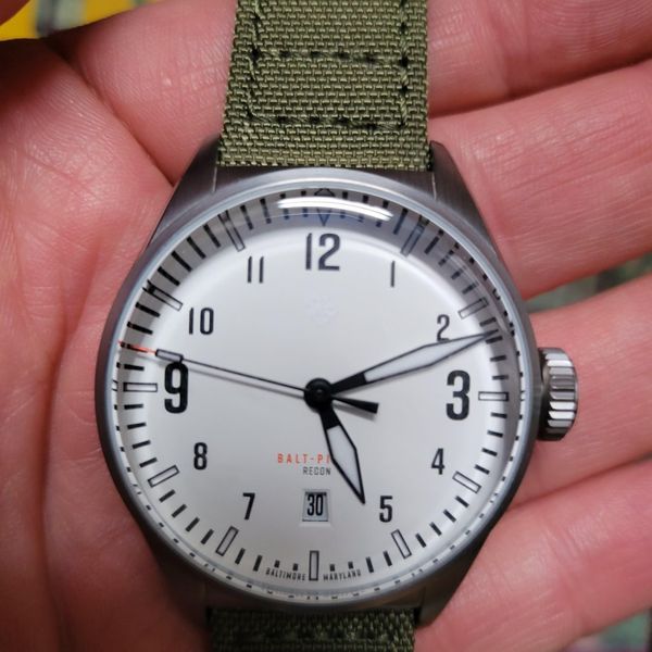 [WTS] Tsao Baltimore, Balt-Pilot Recon Polar White 40mm