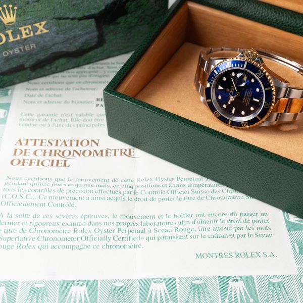 [WTS] 2000 Rolex Submariner 16613LB - Box and Papers