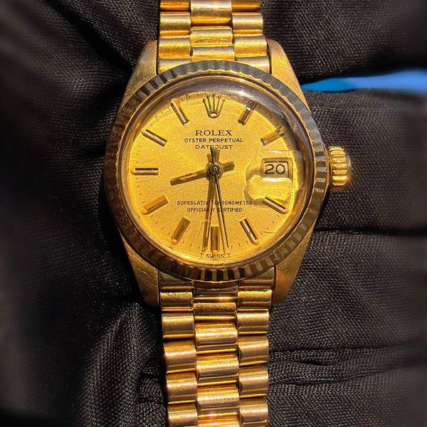 Rolex President Datejust 26mm 6917 Factory champagne dial 1…