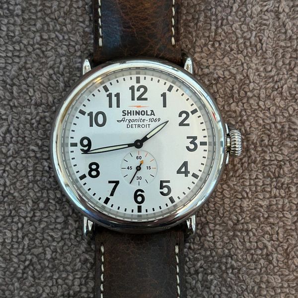 [WTS] Shinola Runwell 47mm with extra Tuns Strap