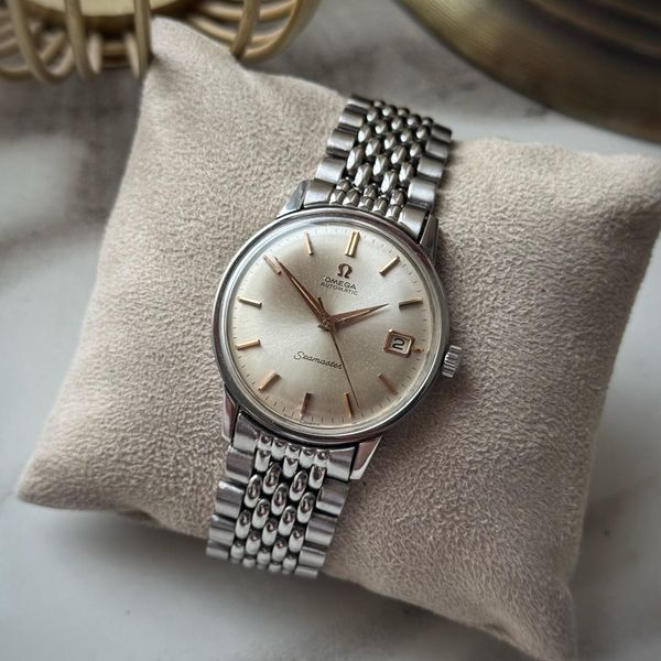 [WTS] Omega Seamaster Rose Gold Hands/Indices 166.002 with …