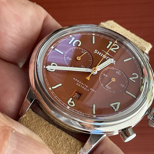 SHINOLA TRAVELER CHRONOGRAPH WATCH