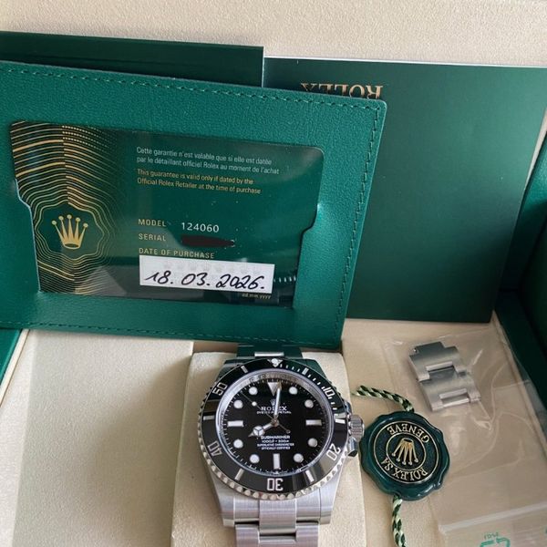 Rolex Submariner NoDate 124060 neu/ungetragen