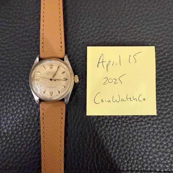 [WTS] Rolex 5501 Two Tone Gold + Stainless - Tropical Patin…