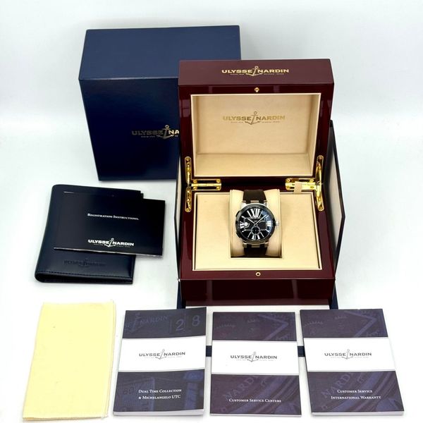 [WTS] 2012 Ulysse Nardin Executive Dual Time 43mm 243-00 St…