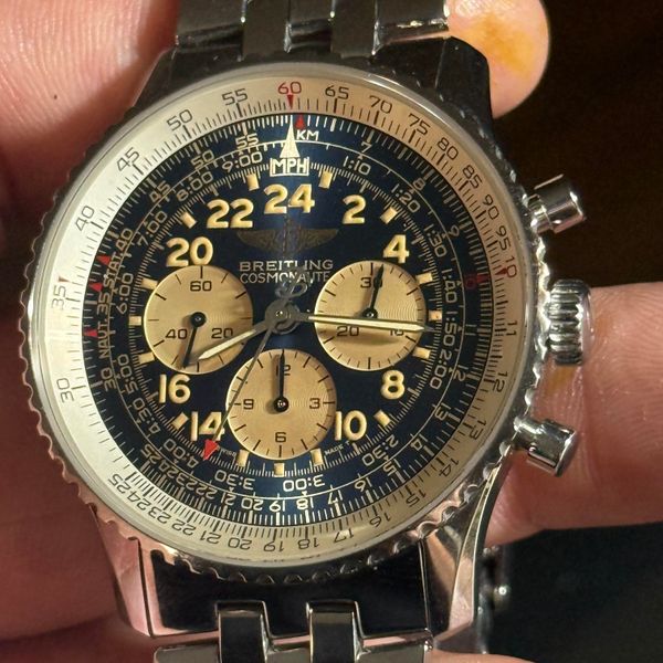 [WTS] Breitling Navitimer Cosmonaute (Ref. A12022) – Blue/G…