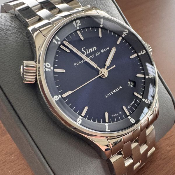 [WTS] Sinn 6068B Frankfurt Dual Time Zone | Blue Sunburst |…
