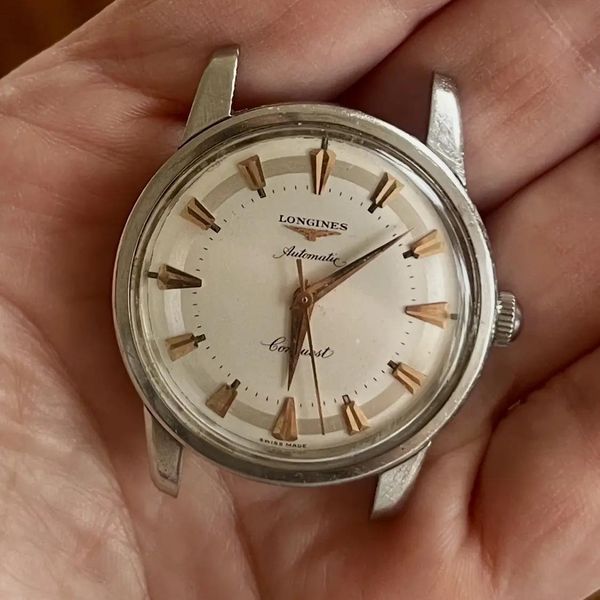 Longines Conquest 9000 Steel & Rose Gold 1957