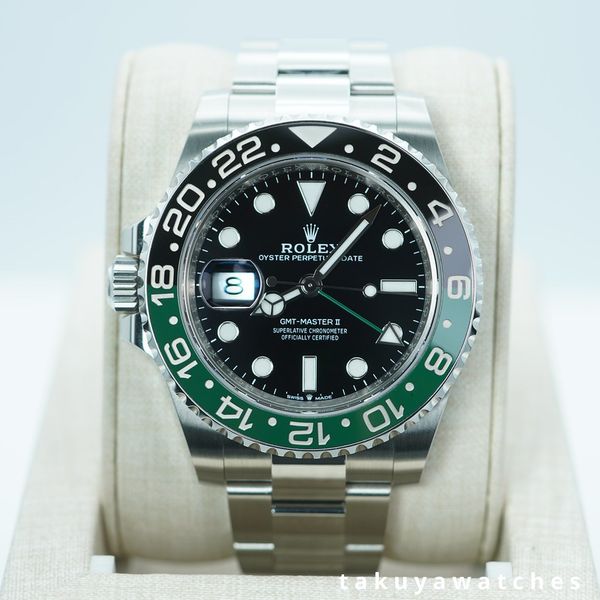 FSOT: Rolex 126720VTNR GMT MASTER 2 SPRITE GREEN BLACK BEZE…