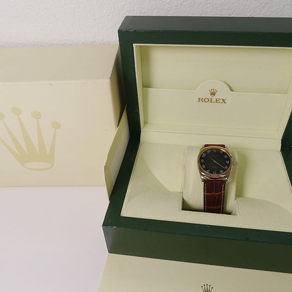 FS Rolex Cellini 34mm White & Rose Gold ref# 4233 "A" series