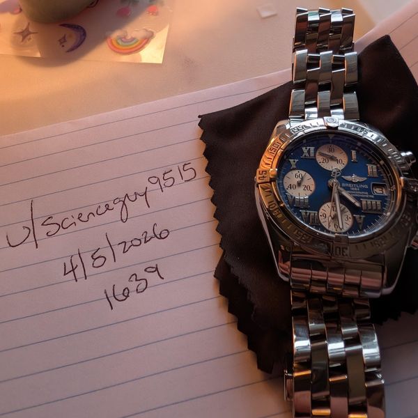 [WTS] Breitling Chrono Cockpit A13358 - Blue Roman Dial - F…