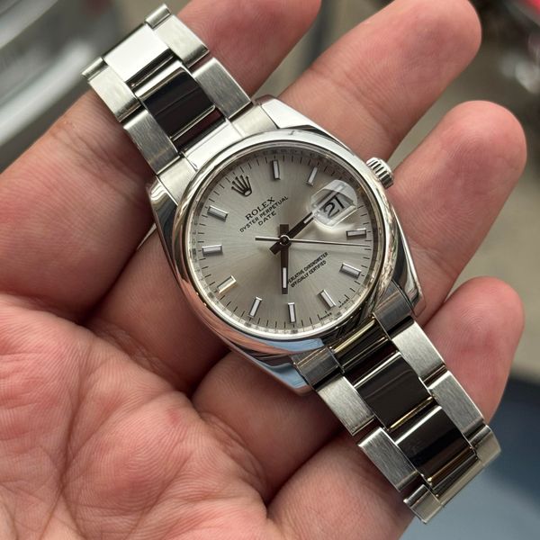 [WTS] Rolex Oyster Perpetual Date 34mm Silver Dial (Ref. 11…