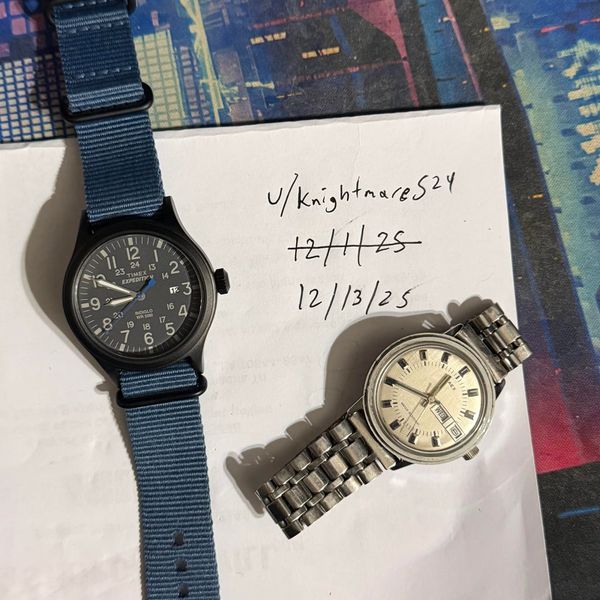 [WTS] vintage automatic Timex and Timex expedition Scout