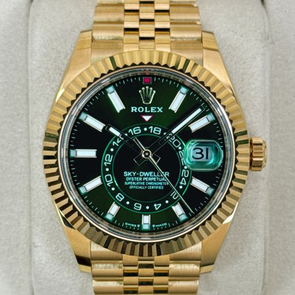 FSOT:2025 Rolex Sky-Dweller 42mm 336938 Yellow Gold Jubilee…