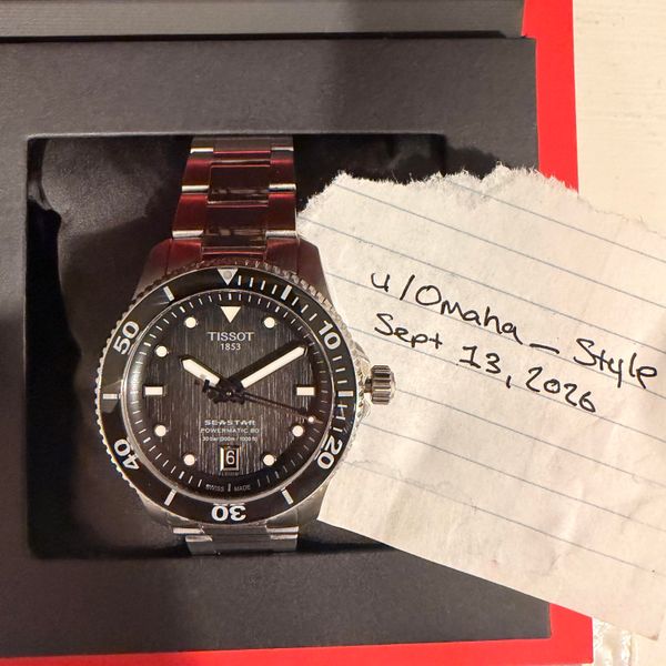 [WTS] Tissot T-Sport Seastar Powermatic 80 300m WR 40mm cas…