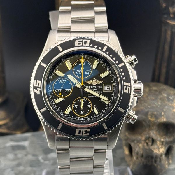 [WTS] Breitling Superocean Chronograph II A13341 44mm Black…