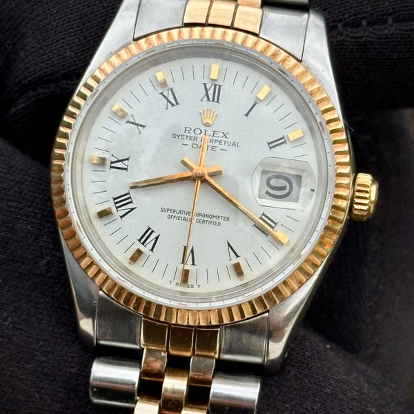 [WTS] Rolex Date 15053 Two-Tone w/ White Roman Dial