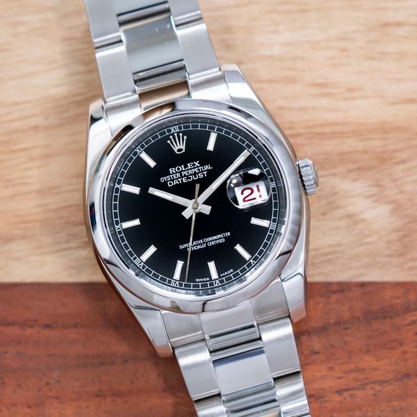 [WTS] Rolex Datejust 116200 DJ36 Black Dial Roulette $6,299…