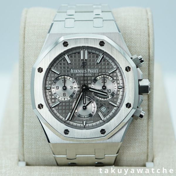 FSOT: Audemars PIGUET ROYAL OAK CHRONO 26315ST GREY DIAL 38…