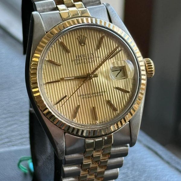 [WTS] Vintage Rolex Datejust 36mm 16013 Tapestry Champagne …