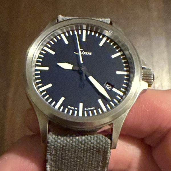 Sinn 856 I Blue Bracelet and Canvas Full Kit!