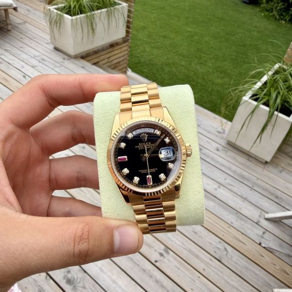 Rolex Day-Date 118238 | 2013-modell | Nyservet