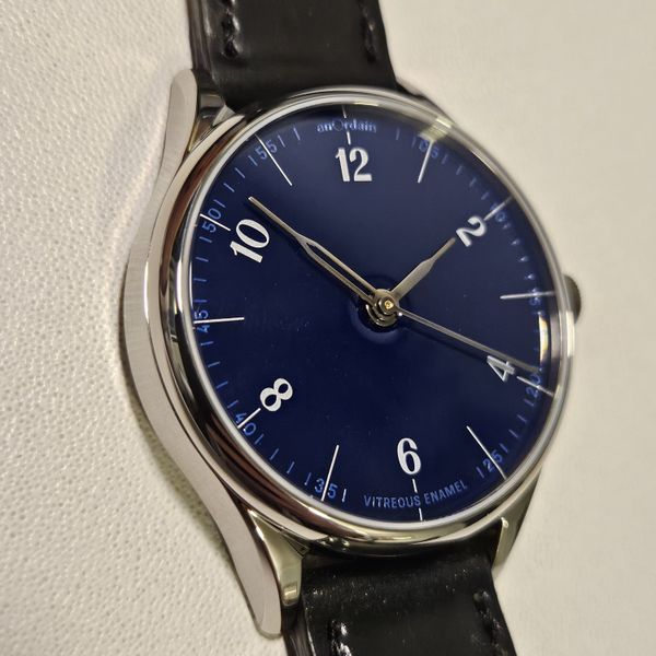 BNIB AnOrdain Automatic Model 1 Medium Parisian Blue