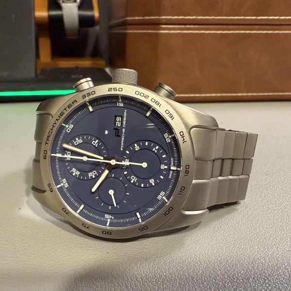 FSO: Porsche Design Chronotimer Series 1 • Titanium • Blue …