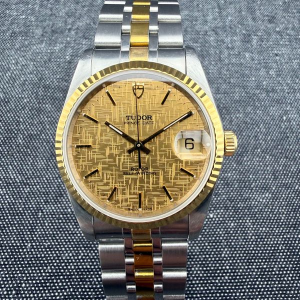 [WTS] Tudor Prince Date – Ref. 74033 – Gold Linen Dial – 18…