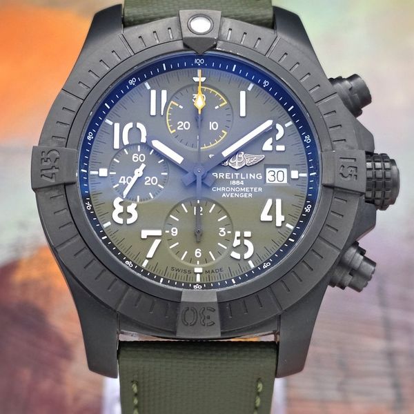 FSOT: Breitling Avenger Chrono 45 Night Mission Automatic V…