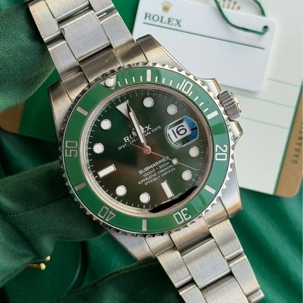 FSOT: 2016 Rolex Submariner Date Hulk 116610LV Full Set