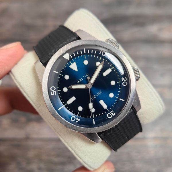 [WTS] Baltic Aquascaphe Dual Crown Blue 39mm - $550