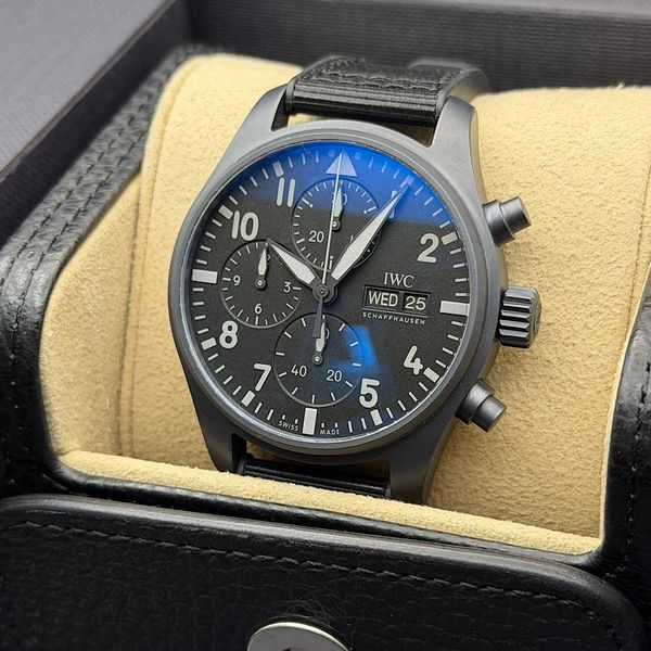 FS: IWC Pilot's Watch Chronograph 41 Top Gun Ceratanium Ref…