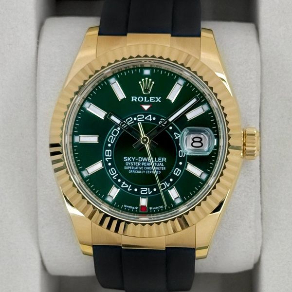 FSOT:NEW 2026 Rolex Sky-Dweller 42mm 336238 Yellow Gold Oys…
