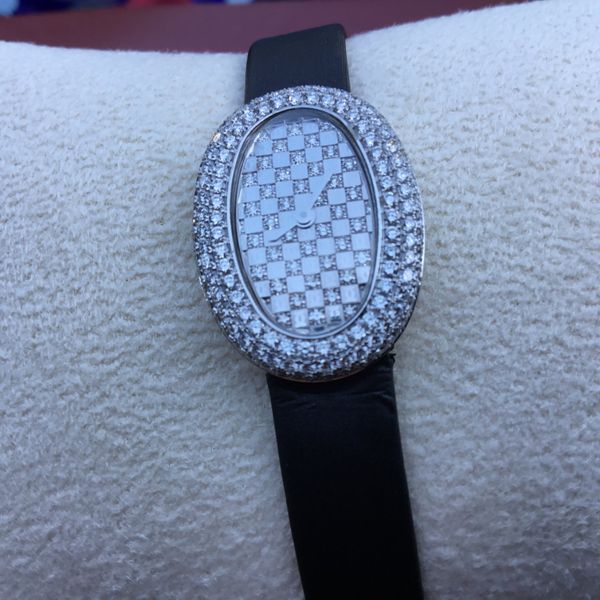FS:  Cartier Bangoire Mini WG Pave Custom WB511631