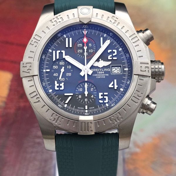 FSOT: Breitling Avenger Bandit Titanium Gray Dial Mens Watc…