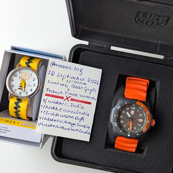 [WTS] Luminox Bear Grylls XB.3729.NGU & Timex Peanuts Weeke…