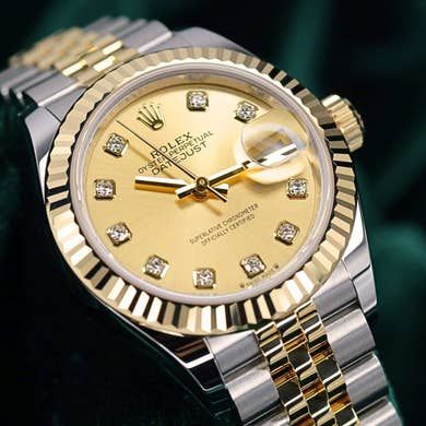 FSOT: 2026 NEW UNWORN Rolex Lady-Datejust Champagne Diamond…
