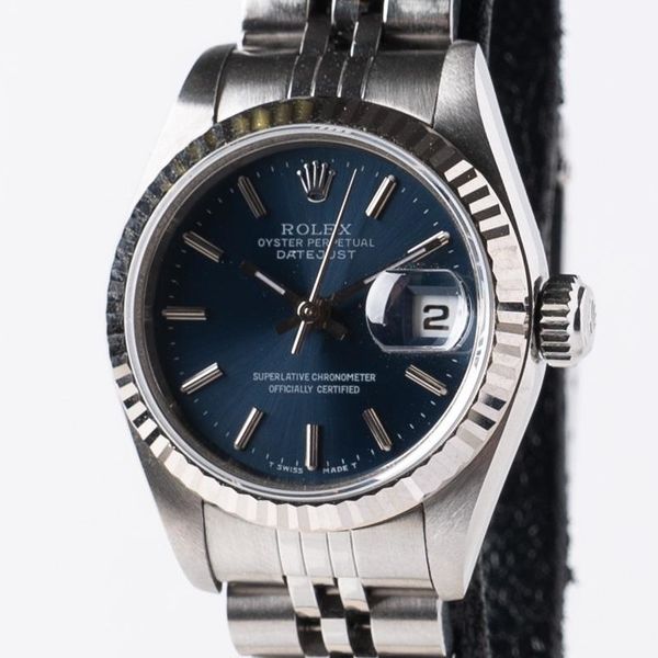 [WTS] 1999 Rolex Ladies Datejust 79174 Blue Stick Dial