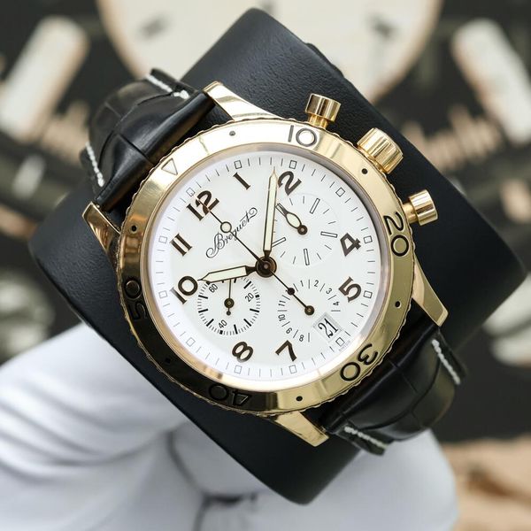 FSOT: Breguet Type XX Transatlantique 39.5mm White Dial 382…
