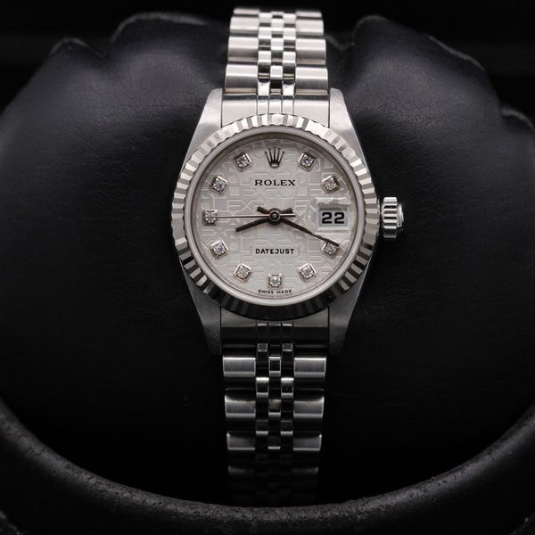 FSOT: Rolex Datejust  - 79174 - Silver Jubilee Diamond - St…