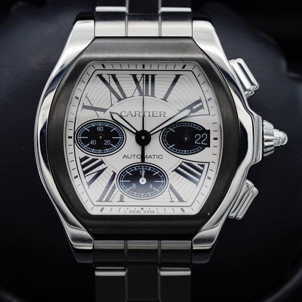FSOT: Cartier Roadster Chronograph  - W6206020 - White - St…