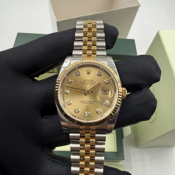FS: Rolex 116233 YG 2Tone DJ36 “Champagne Diamond” Jubilee …